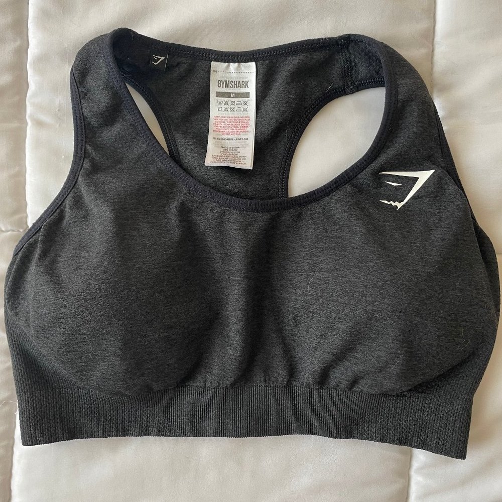 Gymshark Vital Seamless Sports Bra - Black
